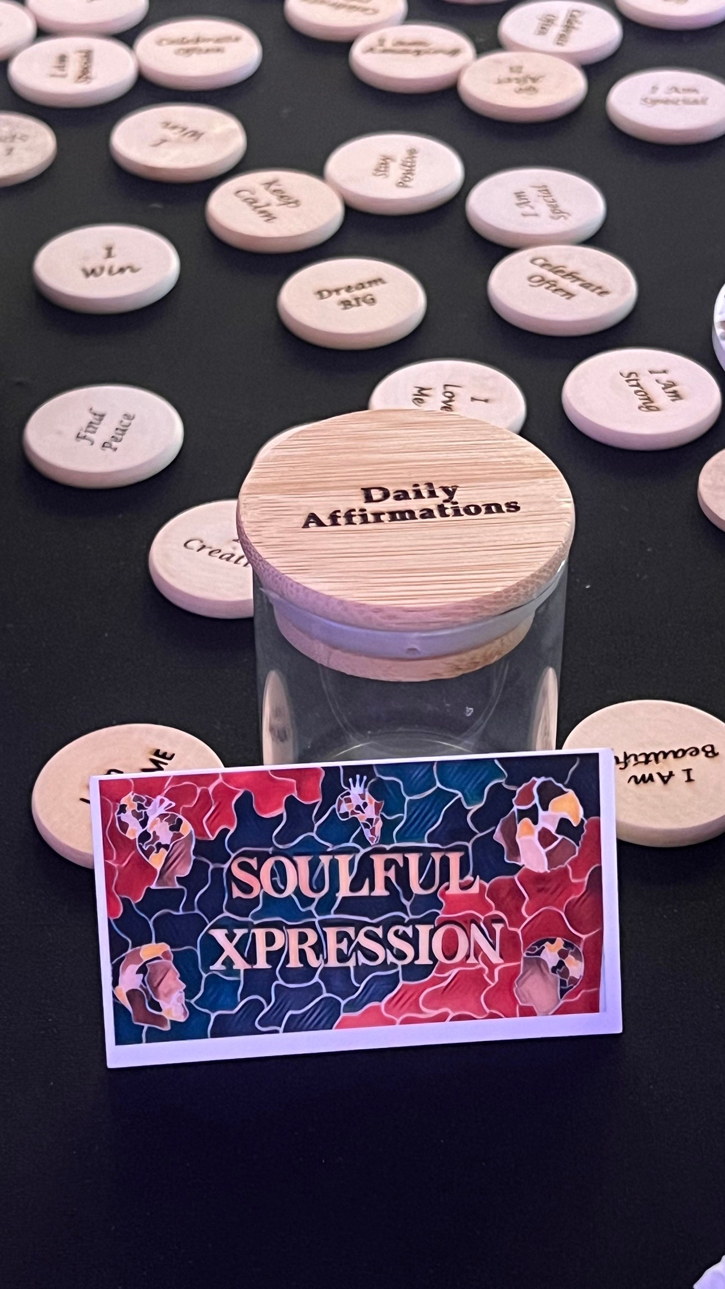 Customizable Daily Affirmation Tokens Set