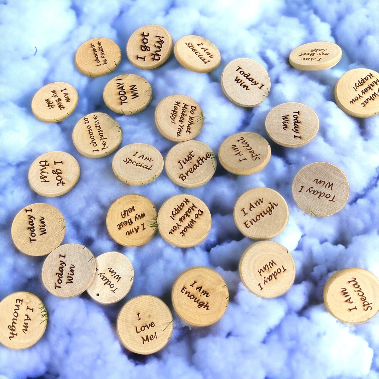 Customizable Daily Affirmation Tokens Set