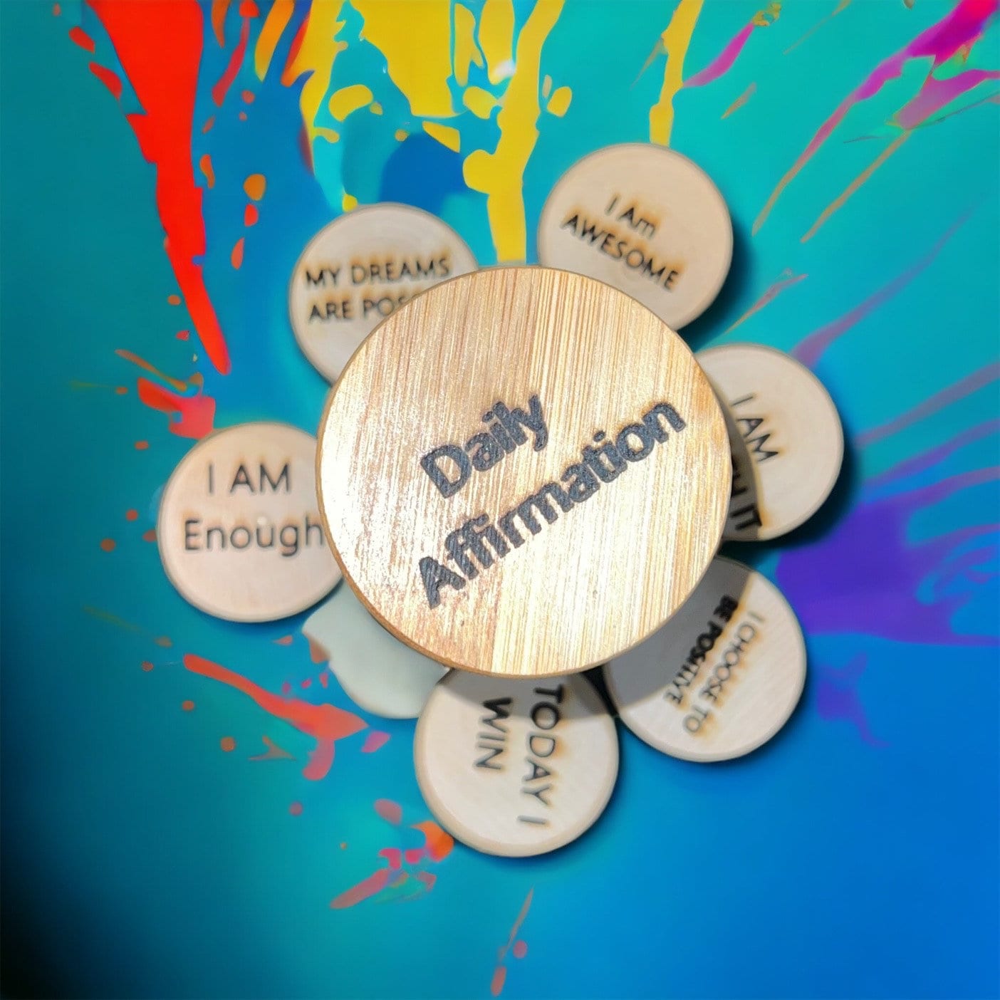 Customizable Daily Affirmation Tokens Set