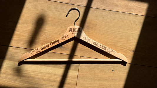 Engraved Wooden Hangers