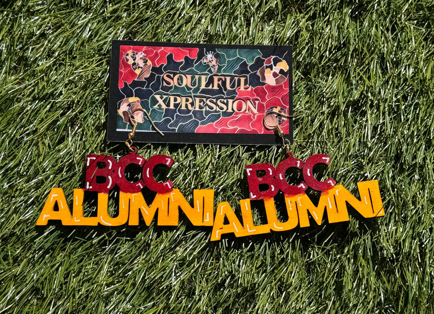 Hand-Painted Bethune Cookman Earrings Show Your Wildcat Spirit with Unique BCU & BCC Designs b